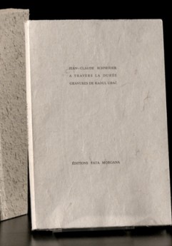 A travers la durée _ Livre d'artistes