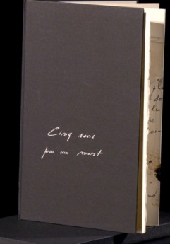 Cinq sens pour une mort _ Livre d'artistes