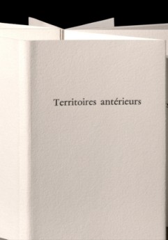 Territoires antérieurs _ Livre d'artistes