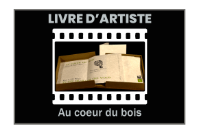illustration Livre d'artiste : Au coeur du bois