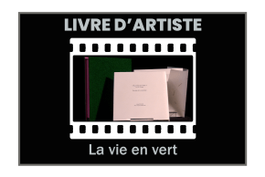 illustration Livre d'artiste : La vie en vert