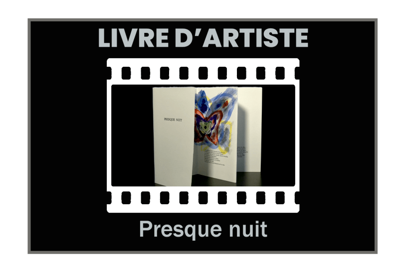 illustration Livre d'artiste : Presque nuit
