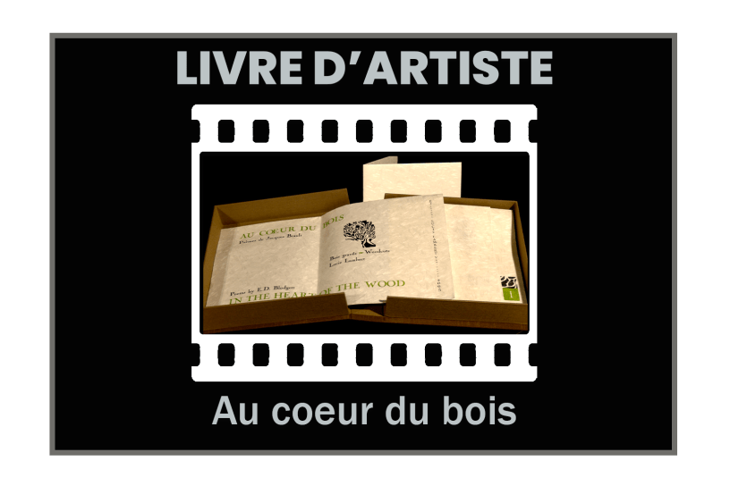 illustration Livre d'artiste : Au coeur du bois