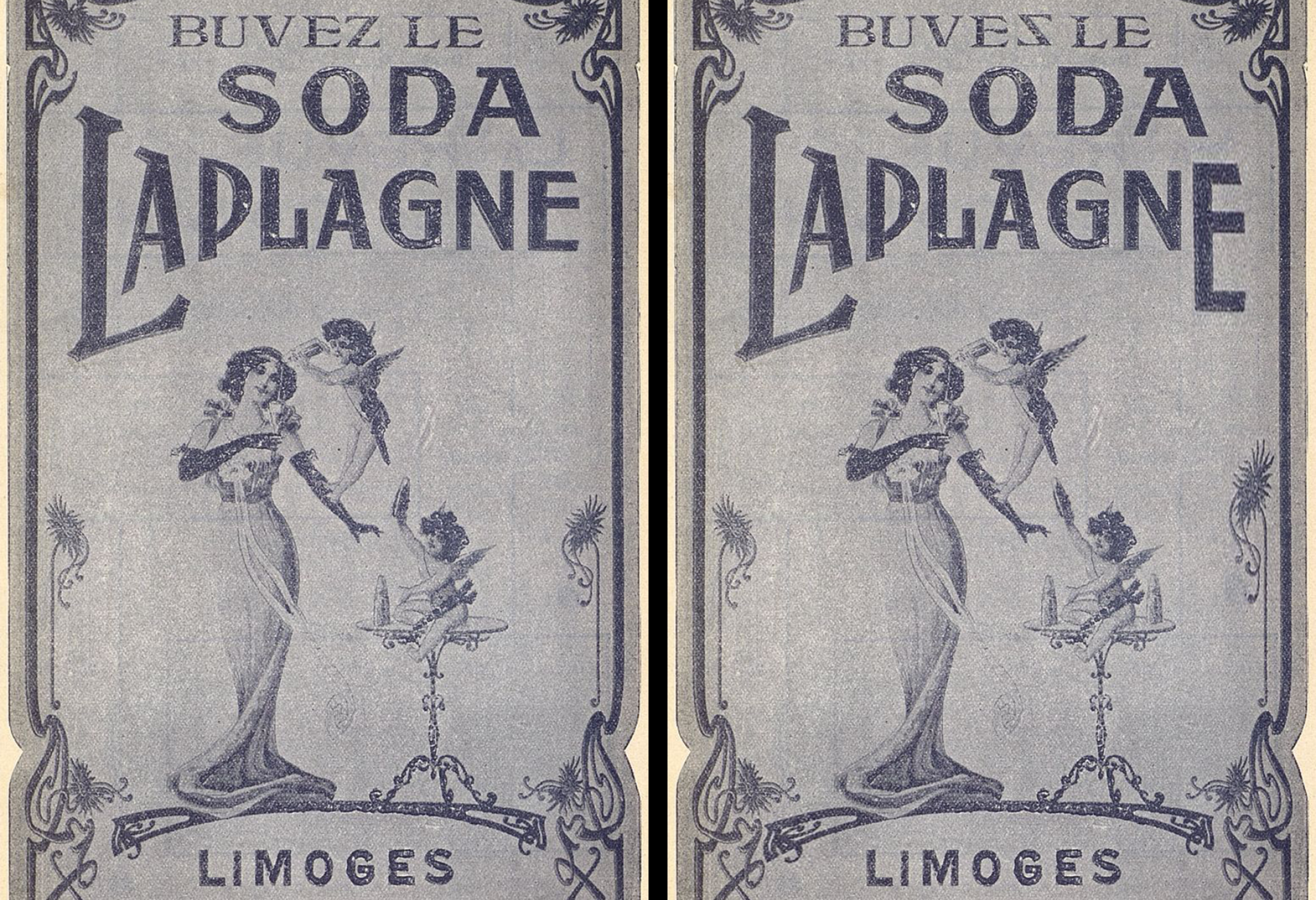 Publicité soda Laplagne