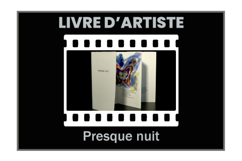 illustration Livre d'artiste : Presque nuit