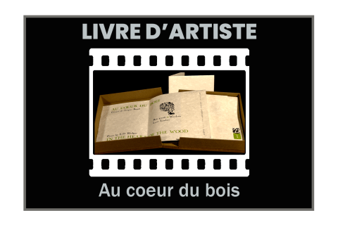 illustration Livre d'artiste : Au coeur du bois