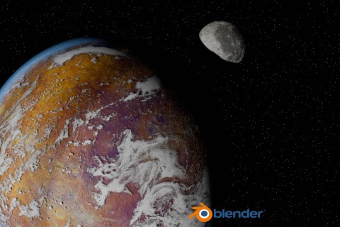 Numérique : Crée ta planète sur Blender