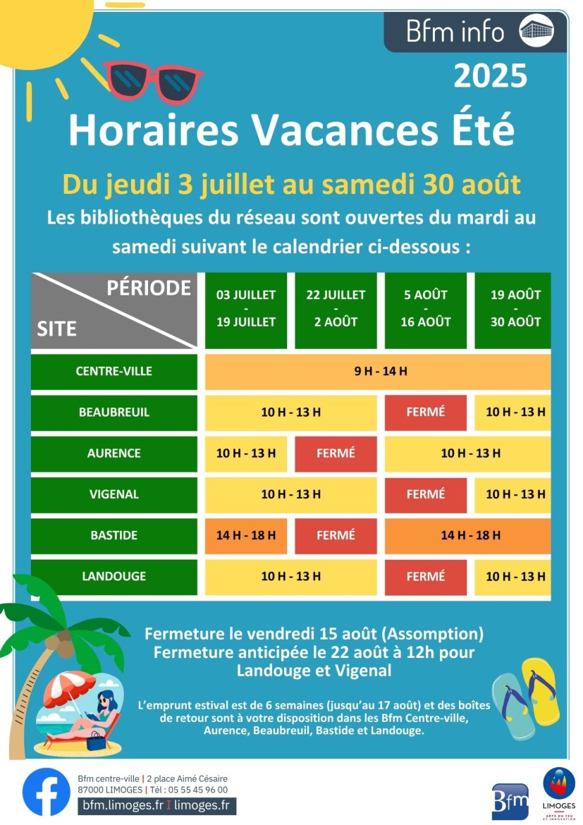 flyer horaires modifiés