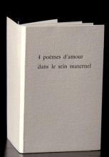 4 poèmes d'amour _ Livre d'artistes