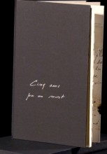 Cinq sens pour une mort _ Livre d'artistes